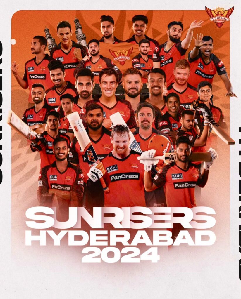 Pat Cummins: SRH Team SQUAD: