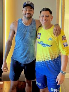 Hardik Pandya with rohit sharma