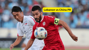 Lebanon vs China PR football match