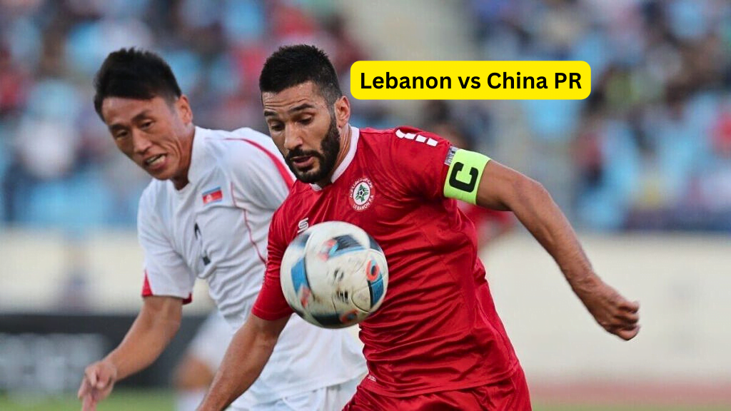 Lebanon vs China PR football match