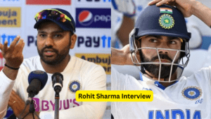 Rohit Sharma interview